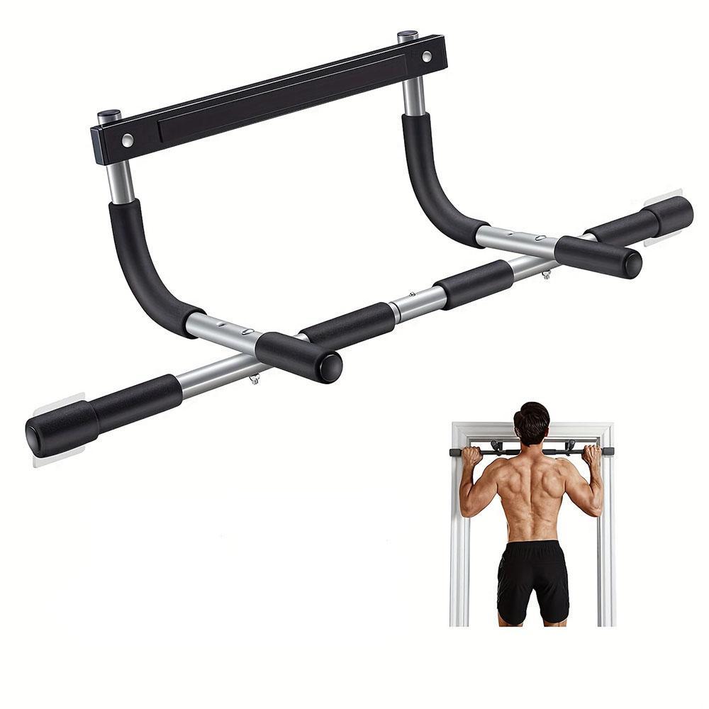 Door Hanging Pull Up Bar, Adjustable Pull Up, Multifunctional Muscle Training Bar, Home Gym Pull Up Bar for Men & Women, Indoor Fitness Equipment, At Home Gym Equipment