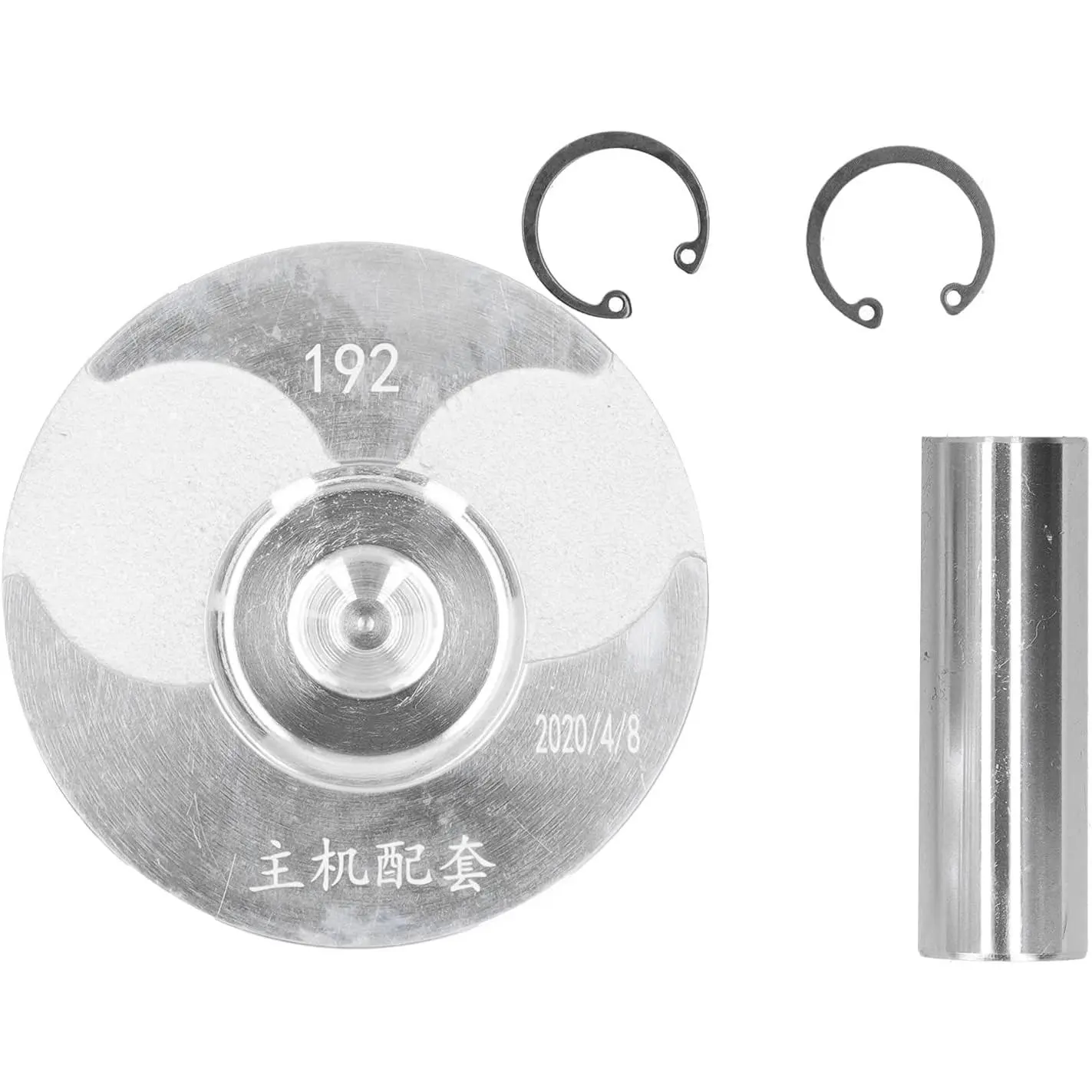 92mm Alloy Engine Piston Kit Compatible with 192F Air Cooled Systems - Replacement Piston Assembly including Ring Pin and Circlips Mechanical Replacement Accessories