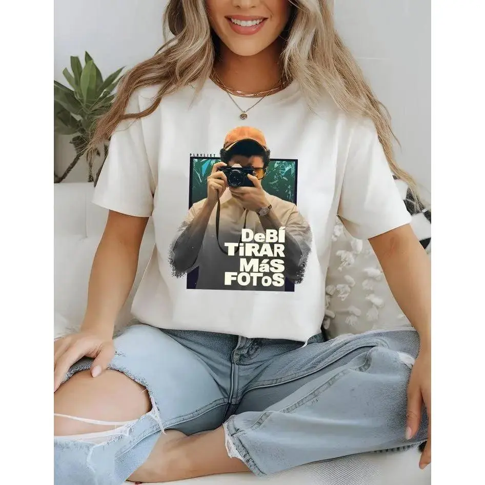 🔥 📀 🎶 Camiseta Bad tee Bunny DTMF Debí Tirar Más Fotos TShirt Album Men/women Clothing Harajuku High Gift Perfect Gift for Music Lovers