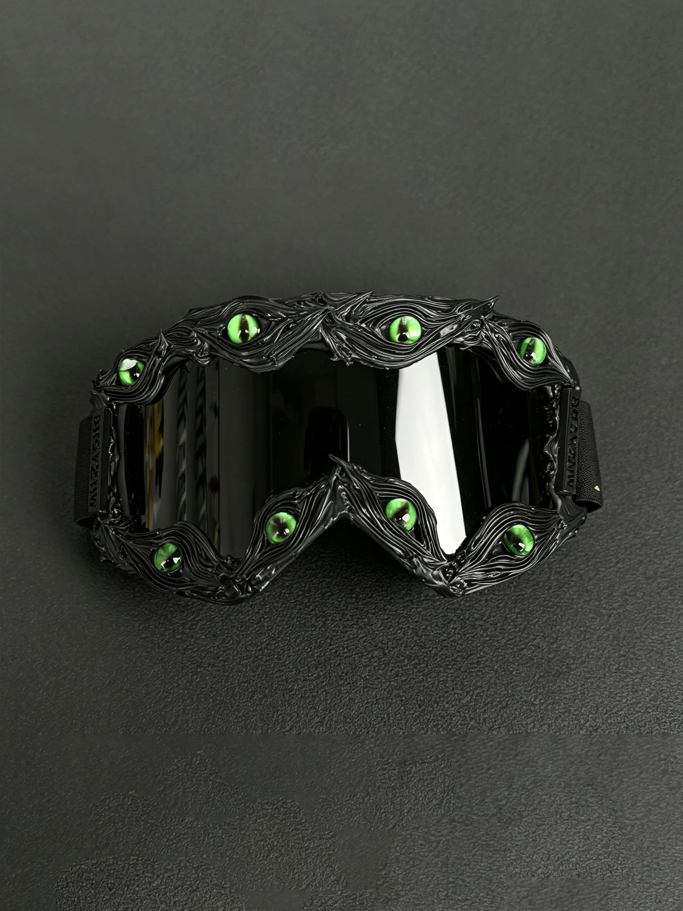 Eye Punk Decorative Goggles, Cyberpunk Halloween Party Accessory, Handmade Cosplay Props, Unique Fashion Statement