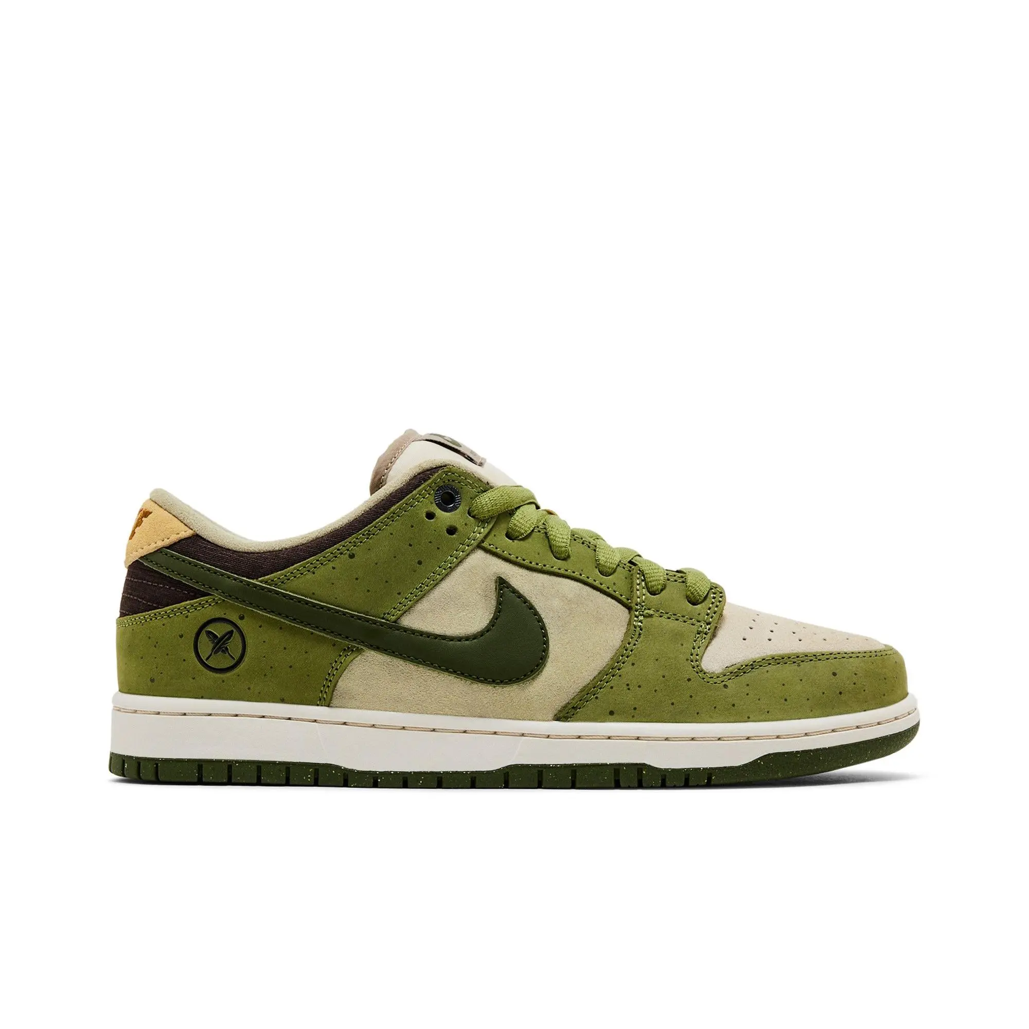 Yuto Horigome x Nike Dunk Low SB 'Matcha' (Unisex) Asparagus/Legion Green/Light Khaki/Dark Loden/Sesame/Burnt Sienna sneakers HF8022 300