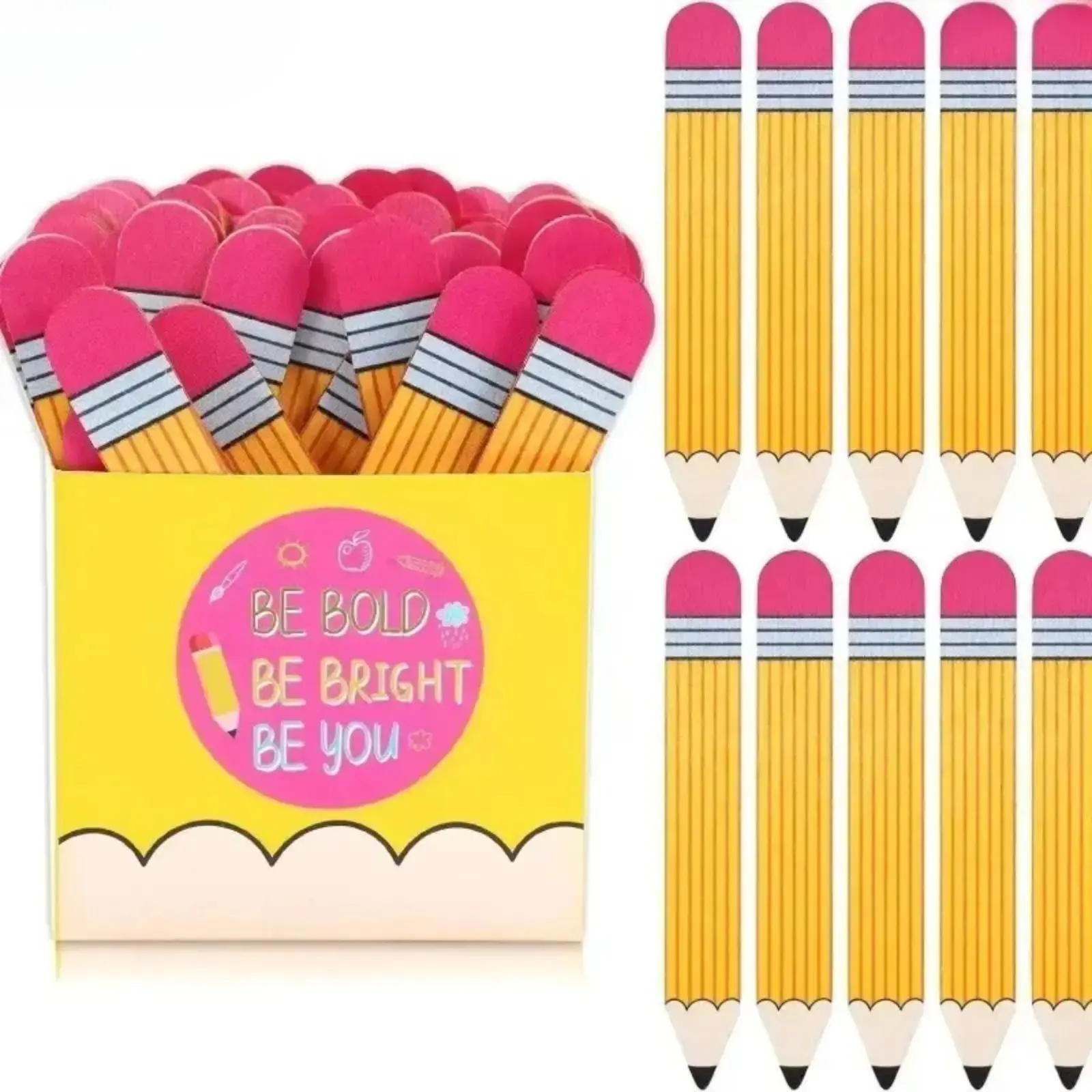 101-Piece Teacher Name Sticks Set - Colorful Wooden Popsicle Sticks for Classroom Management & Group Counting with Storage Cup