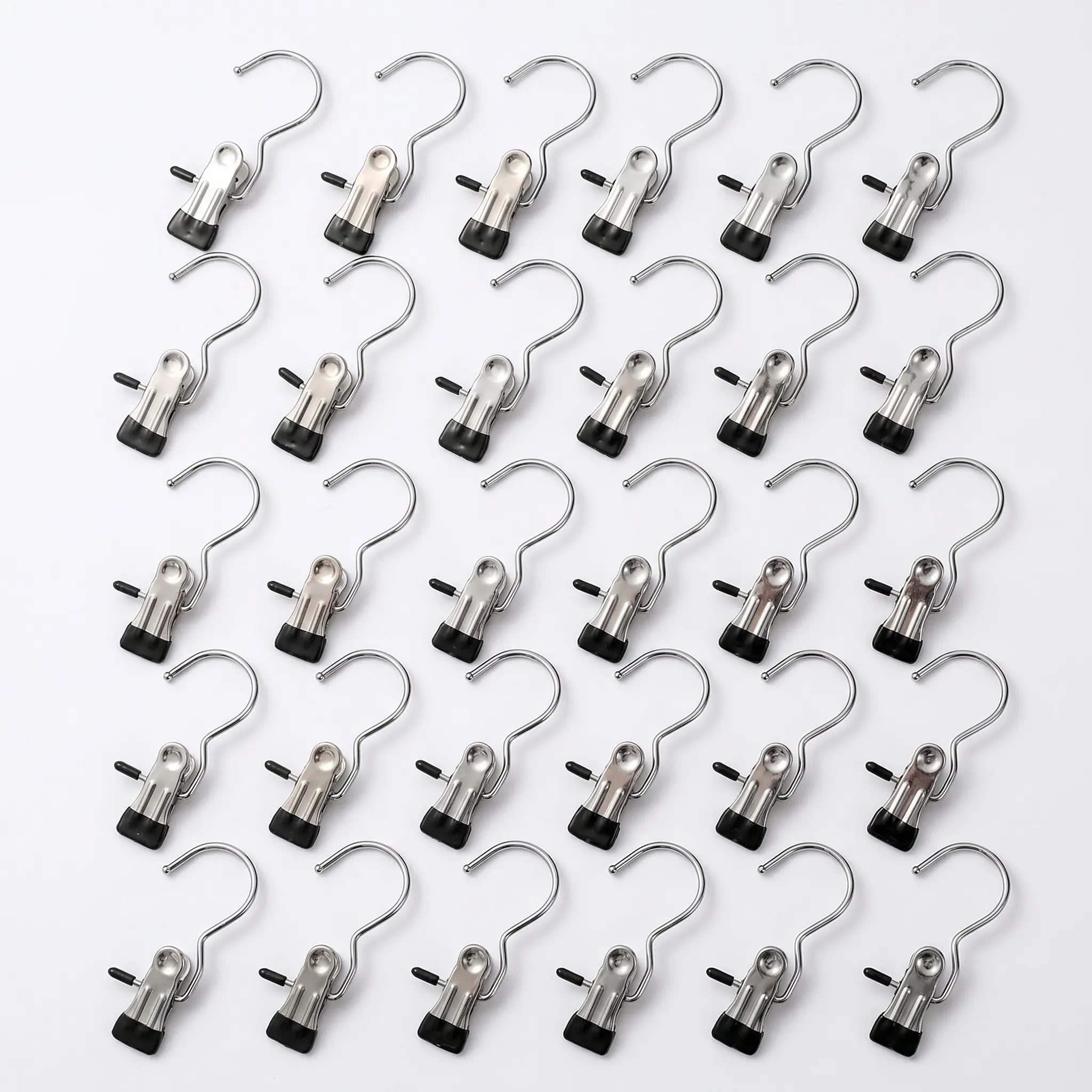 30 Counts Premium Boot Hangers multipurpose Clips & Anti-Rust Clothespins Heavy Duty Space-Saving Organizer for Boots Pants Socks Hats Handbags Towels Home & Travel multipurpose mini clothes hooks-YY1