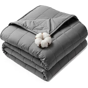 Weighted Blankets for Adults - 15lbs,60” x 80”Queen Size Heavy Blanket for Sleeping, Machine Washable, Soft and Breathable Cooling Blanket with Premium Glass Bead,All-Season