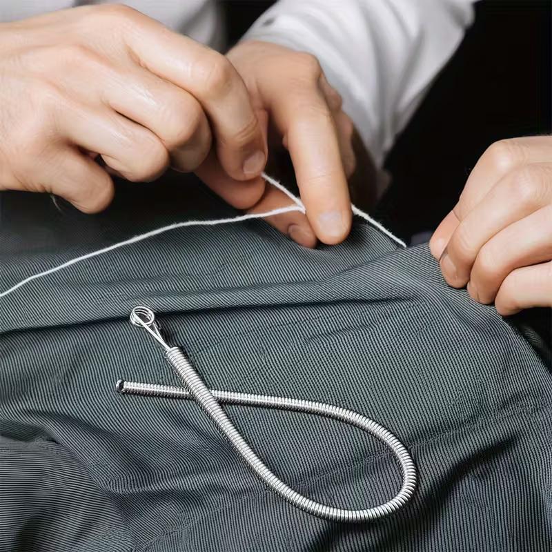 5 count Spring Drawstring Threader Tool-Rope Threader Clip for Drawstring Replacement for Sweatpants, Shorts, Hoodies, and Pants (5)