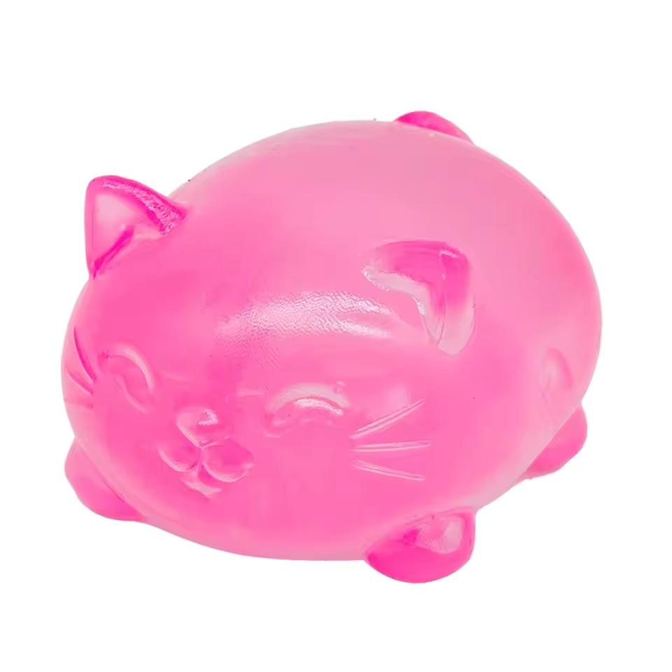 Mini Cute Cat Maltose Squishy Stress Relief Gadget, Non-Stick Odorless Non-Toxic Fidget Toy, Anxiety Fidgets Pressure Relief Tool for Adults,summervibes