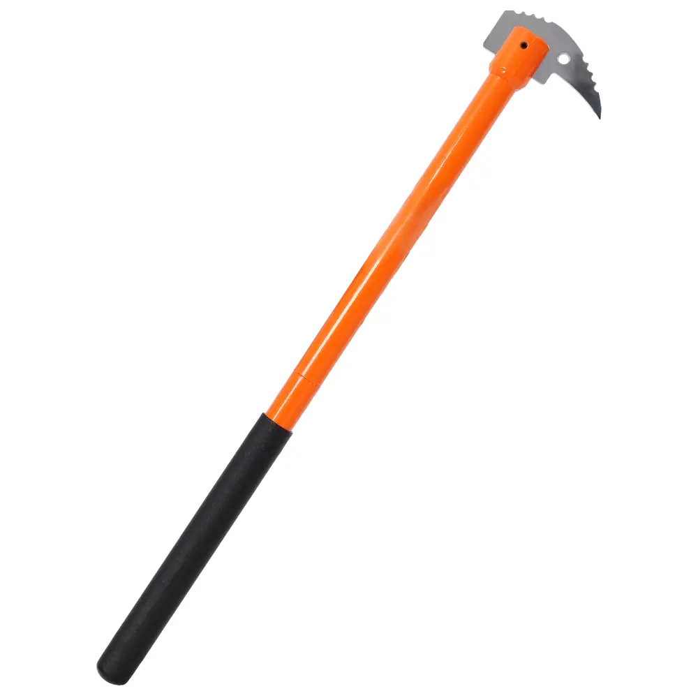 30 Inch Heavy Duty Hookaroon Pickaroon Log Roller, Forged Steel Forestry Logging Tool with Anti-Slip Rubber Handle for Lifting Dragging Moving Logs, Ideal for Lumberjack & Timber Work