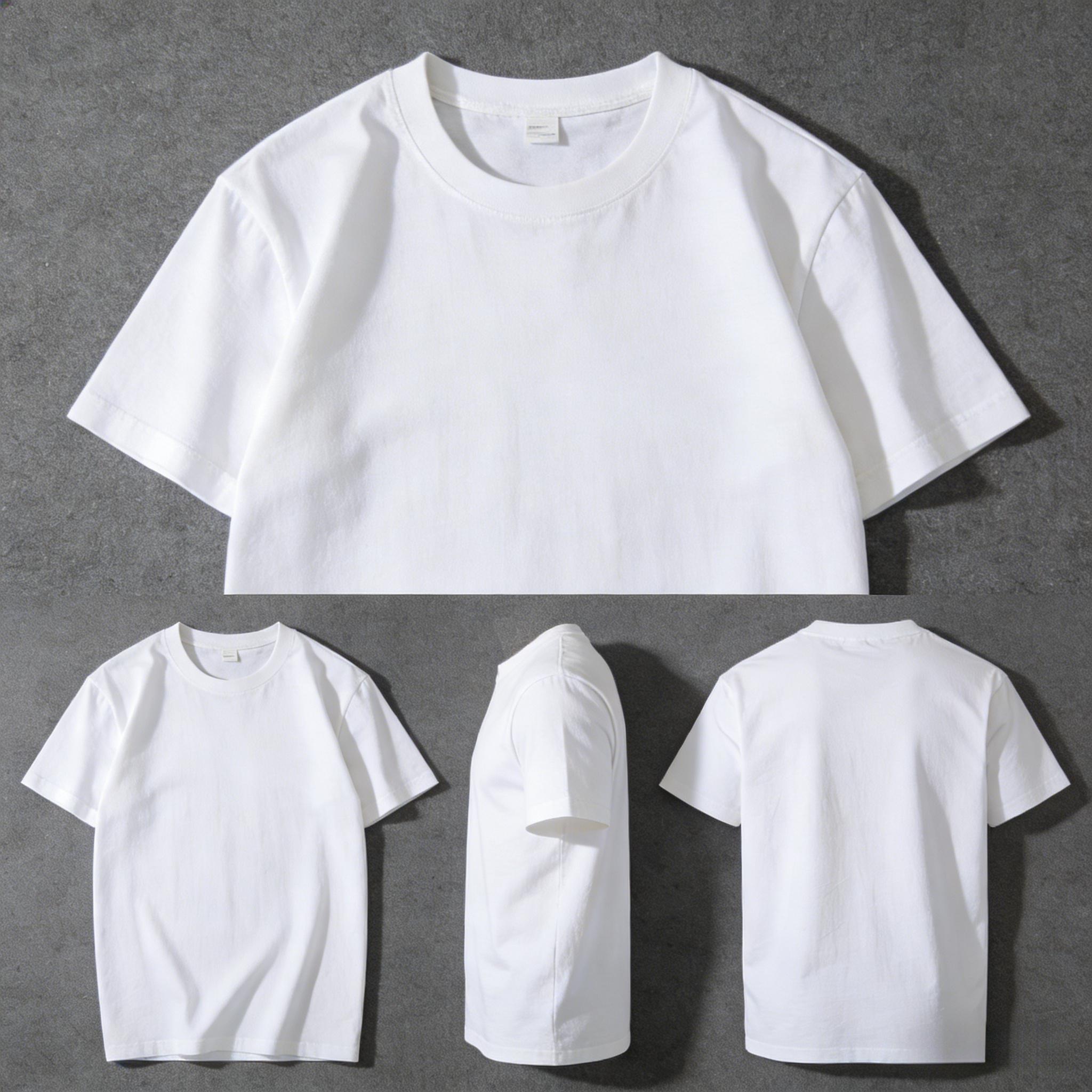 Men's Slim Fit White Round Neck T-shirt S-5XL 100% Pure Cotton Shoulder Drop Fashion Tee for Retro Horror Cartoon Themes