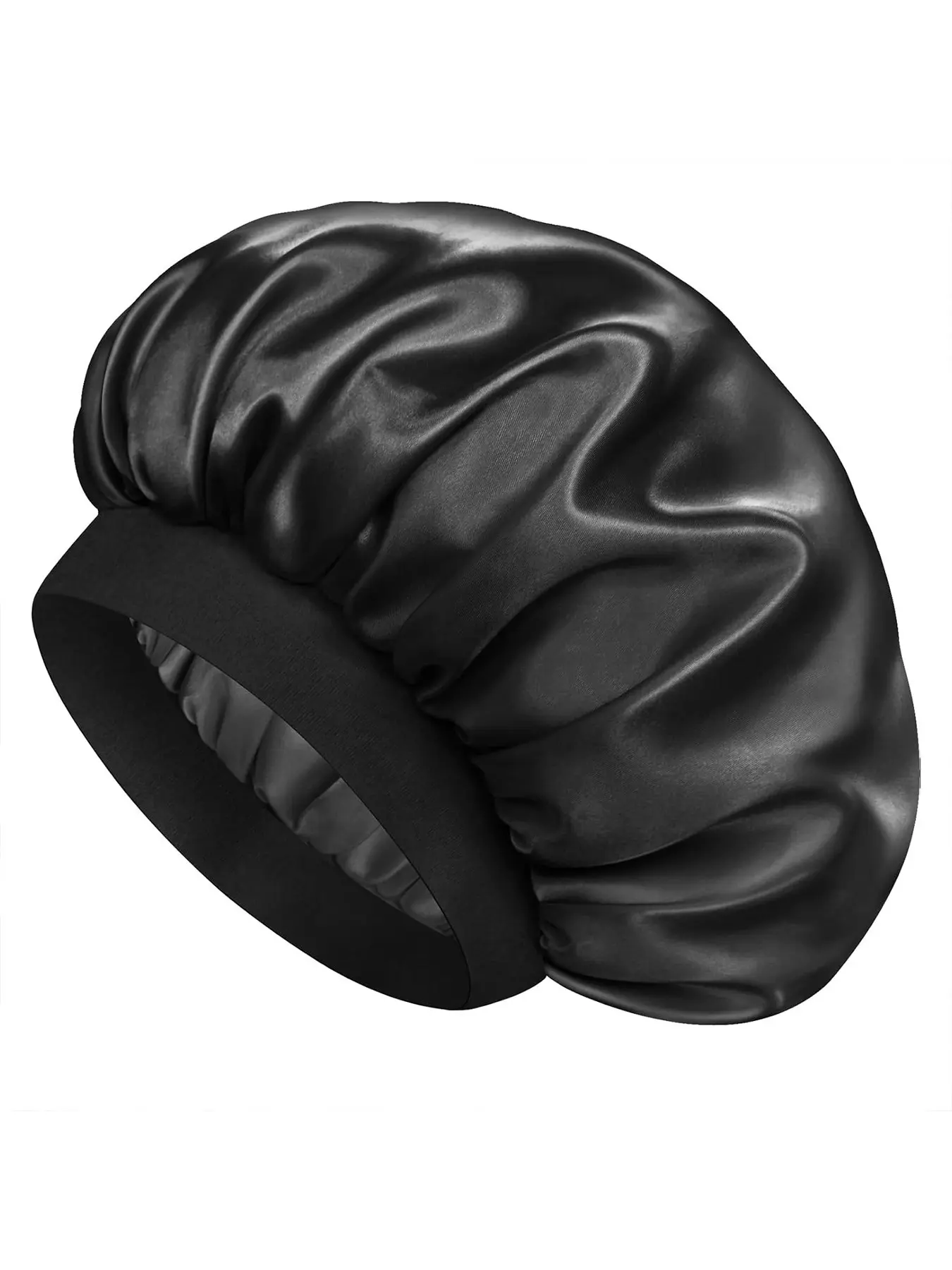 Mulberry Silk Sleep Bonnet for Men & Women, Adjustable Satin Durag for Dreadlocks, Soft Hair Care Cap for Sleeping & Chemo, All Seasons Beanie