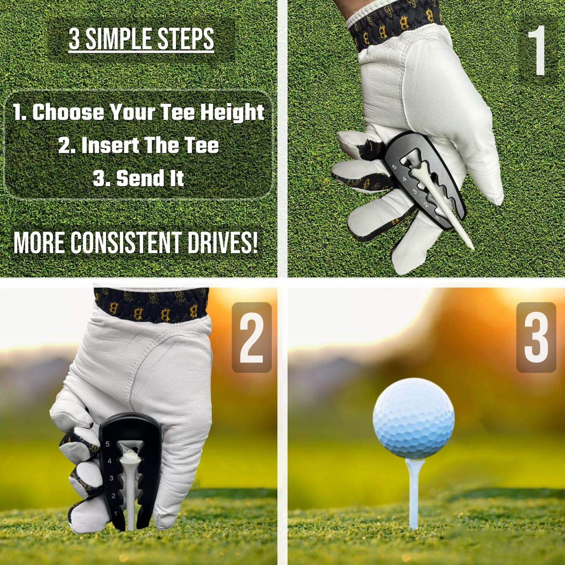 Professional Golf Tee Height Adjuster - Tournament-Grade Tool with Precision Ball Pin Locator. Achieve Perfect Tee Height for Drivers & Woods | Essential Training Aid for All Players golf golf gifts for him golf accessories Professional Golf Tee Height Adjuster - Tournament-Grade Tool with Precision Ball Pin Locator. Achieve Perfect Tee Height for Drivers & Woods | Essential Training Aid for All Players golf golf gifts for him golf accessories