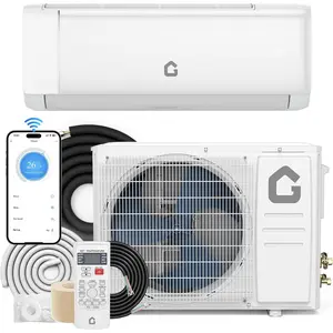 GARVEESEER 19 24000BTU 230V Mini Split Air Conditioner | Energy-Efficient Inverter AC System with WiFi, Remote Control & Easy Installation Kit for Rooms Up to 1500 Sq.Ft