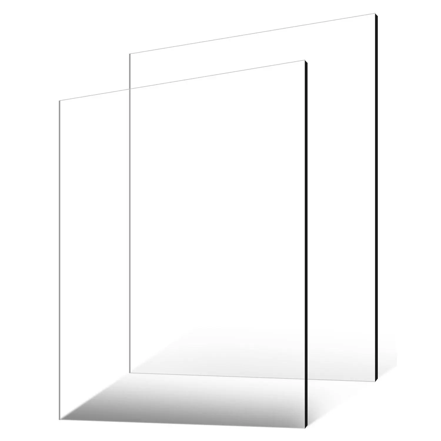 【toolupgrade】VEVOR 2-Pack 24x36 in 1/4 in Thick Cast Plexiglass Acrylic Sheets, Plastic Sheets for Crafting Projects, Photo & Picture Frame Glass Replacement, Easy-to-Cut DIY Display Use