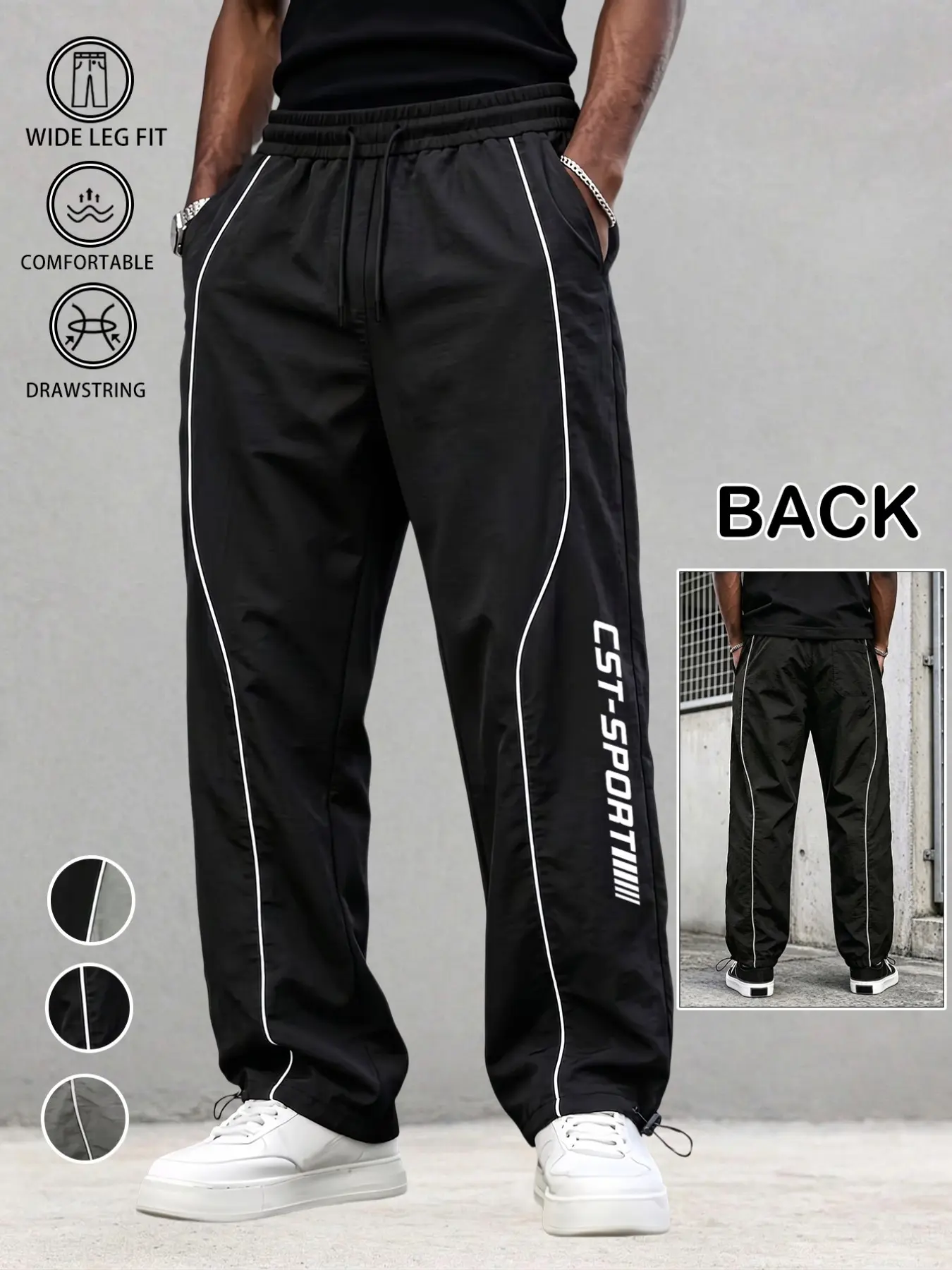 Casual Loose-Fit Harem Pants, High-Waisted Slimming Sportswear, Summer Autumn Thin Workwear, Versatile Cuffed Sweatpants