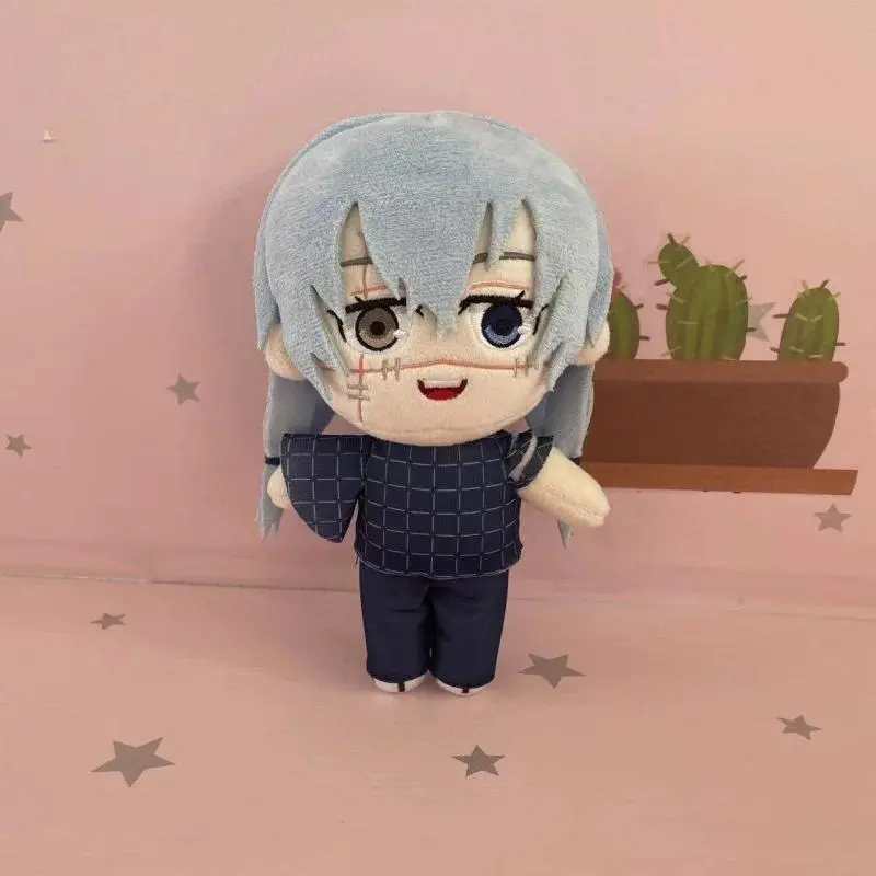 20cm JJK Plush Mahito Plush Nanami Kento Inumaki Toge Fushiguro Toji Anime Figure Stuffed Kawaii Doll Birthday Collection Gift