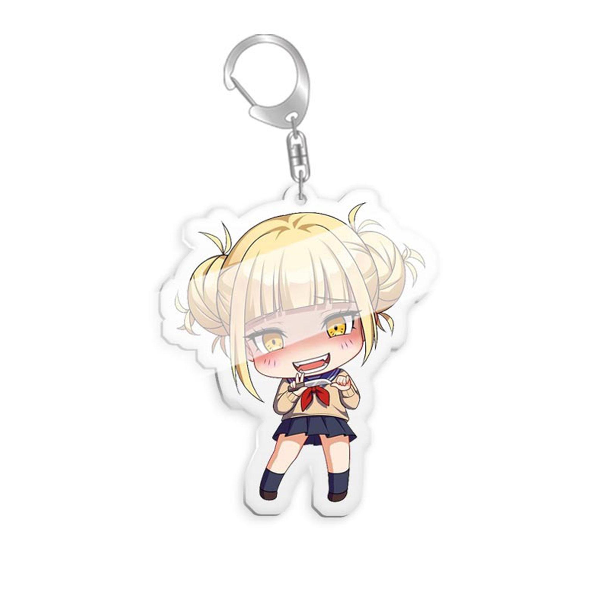 Anime MHA Figure Keychains Anime Keyring Keychain Jewelry Handbag Keyrings Kid Toy Pendant Acrylic KeyChain Fans Collection Gift