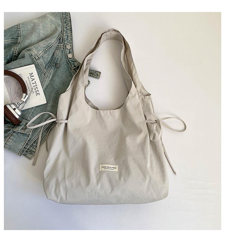 New Fashion Simple Shoulder Bag Women Large Capacity Comfortable Versatile Texture Tote Bag Simple Casual Storage Handbag