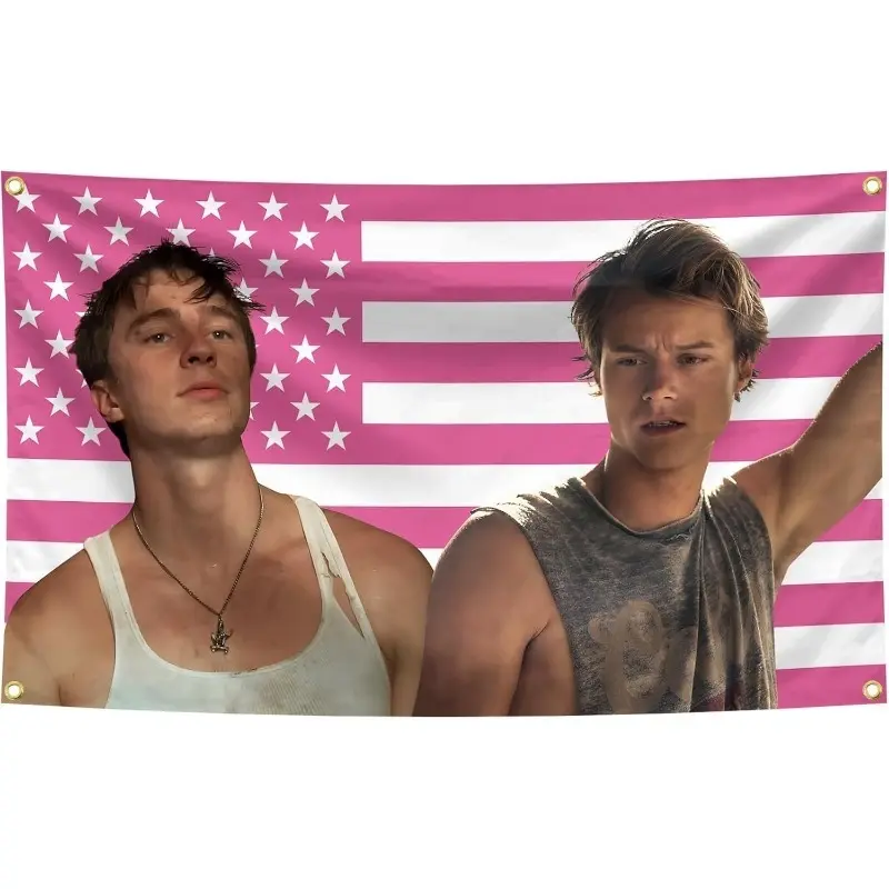 A Flag of JJ And Rafe Measuring 35.43 by 59.06 Inches, Ideal for University Dorms, Bedrooms, And Makes a Great Gift, Displaying School Pride, Functioning As a Room Decoration Y2K Indie Room Decor Wall Tapestry, Decorative Tapestry