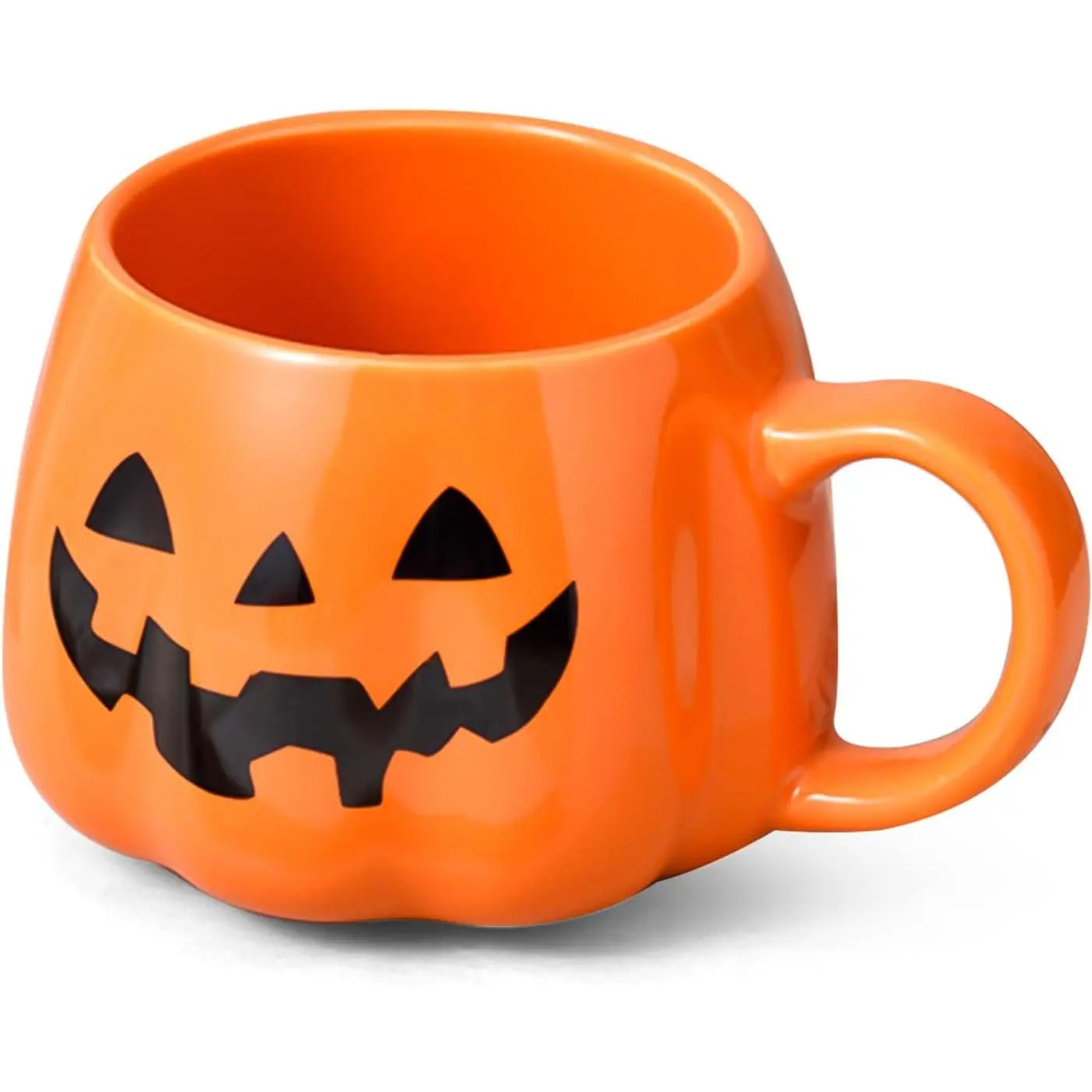 13oz Halloween Pumpkin Mug, Ceramic Halloween Pumpkin  Mug, Coffee Mugs halloween Birthday Tabletop Drinks Adult   Gifts Women Gifts