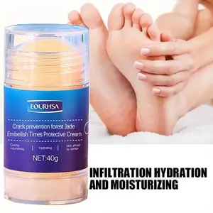 Buy One Get One Free Foot Care Cream, Anti-Crack Moisturizing Heel Balm, Softening Nourishing Cream for Dry Cracked Feet, Exfoliates Dead Skin