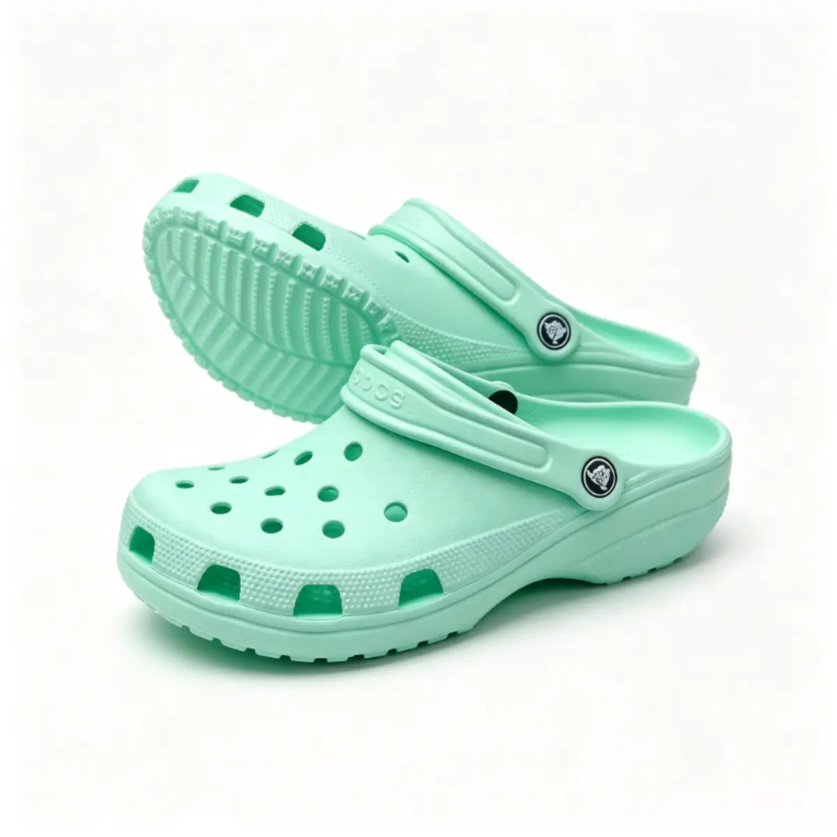 Dopamine Trendy Clogs with Adjustable Heel Strap - Bright Shades, Waterproof, Ventilated, Slip-On Slide Sports Water Shoes for Summer Outdoor Activities & Loungewear, Pool-Safe Women's Water Shoes