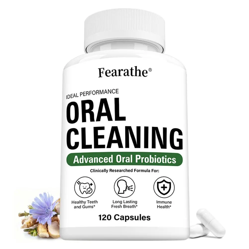 Fearathe oral cleaning Health Supplement,Supports Dental and Oral Health and Immune Health,120 Capsules