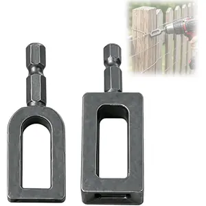 Electric drill wire stranding tool, electric drill wire stranding tool, electrician's quick wire stranding connector tool, used for fence wire, rebar tying and repair.