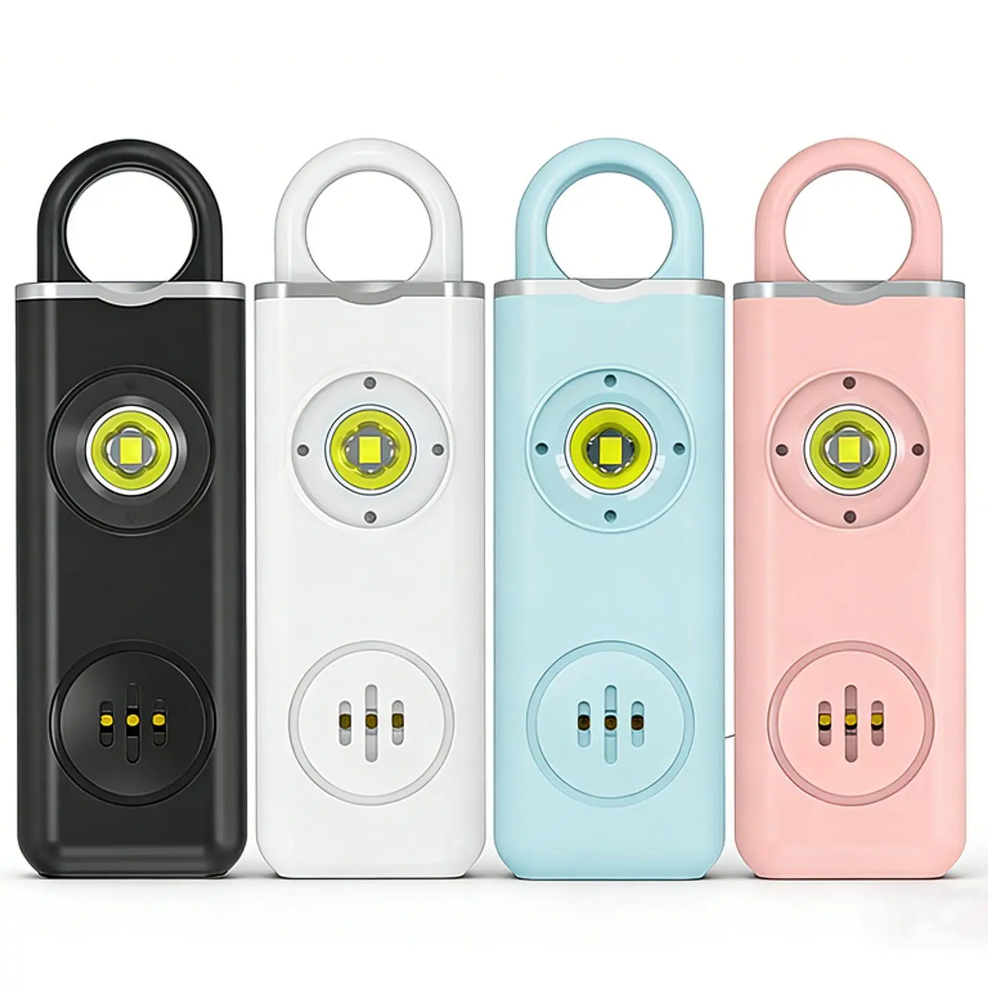 130dB Personal Safety Alarm with Strobe Light, Loud Self Defense Siren Keychain, Portable Mini Emergency Alert Device for Women Elderly Solo Travelers Home Outdoor Daily Use