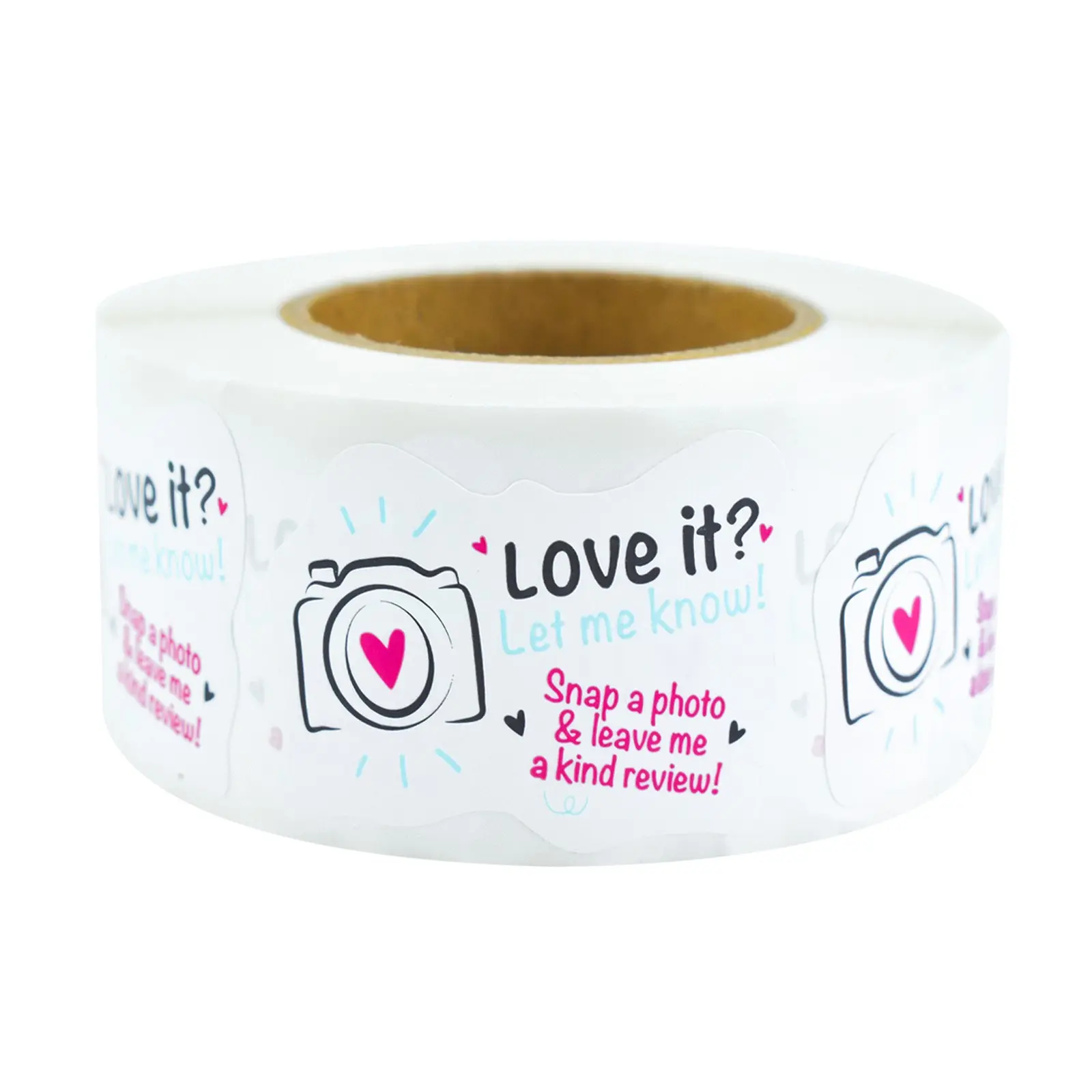 500pcs Cute Heart Stickers, 1.1in/1.6in Size, Social Media Sharing Labels, Bakery Stickers, Handmade Stickers, Envelope Stickers, Gift Bag Stickers