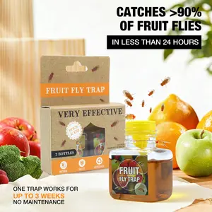 Fruit fly bait liquid for home use, indoor restaurant-specific fruit fly attractant trap, direct supply from European and American cross-border factories