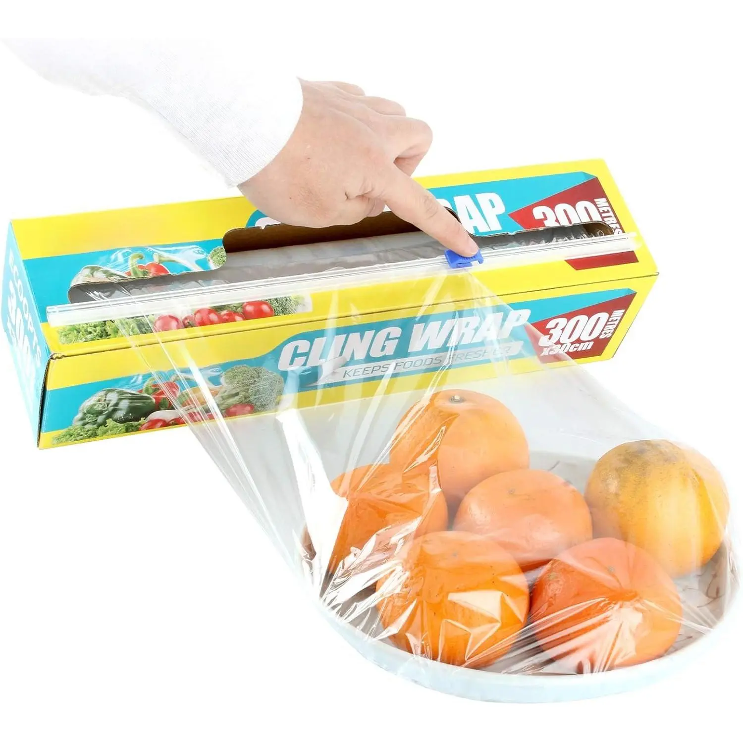 Cling Wrap Plastic  Wrap with Slide  and  Plastic Wrap 12INx1000FT