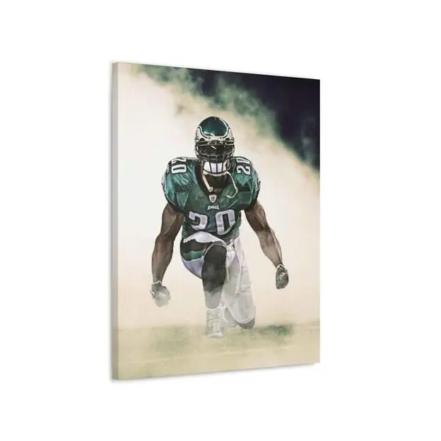 Brian Dawkins Canvas Print - Philadelphia Eagles - Wall Art, Sports Art Print, Kids Decor, Man Cave, Canvas Art, Gift, Football Poster