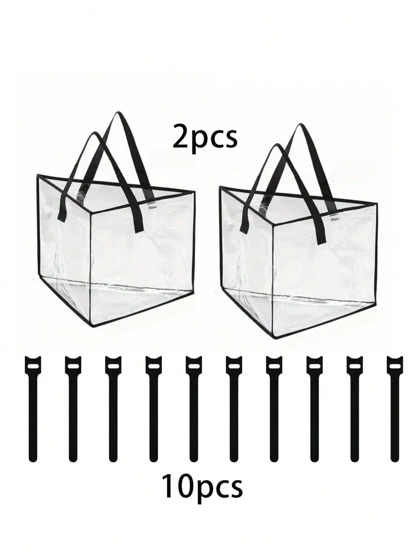 Triangular Hanging Hanger Organizer Bag, Foldable Large Capacity Transparent Hanger Storage Pouch, Waterproof PVC Closet Organizer