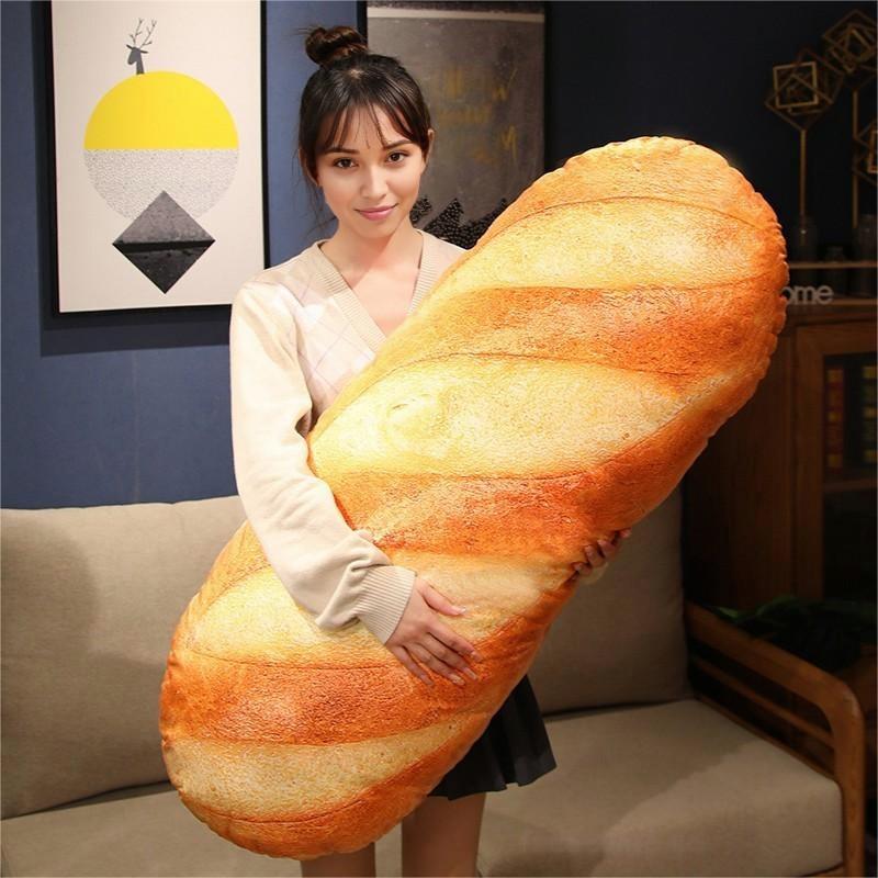 Bread Design Plush Toy for Boys & Girls Gift, Creative Soft Adorable Stuffed Toys for Kids & Pet, Gift for Her, Girl's Gift