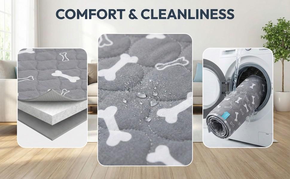 Puppy Pads with pheromones, 2026 Upgraded Washable Puppy Pads for Dogs & Cats, Pee Pad - Leak & Odor Waterproof, Non-Slip Base, Easy to Clean & Reusable