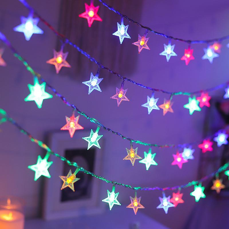 LED Star String Light, Battery Powered 9.8ft 20 Lamps Twinkle Light, Decorative Light for Bedroom, Party, Wedding, Christmas Tree, Indoor and Outdoor Decoration
