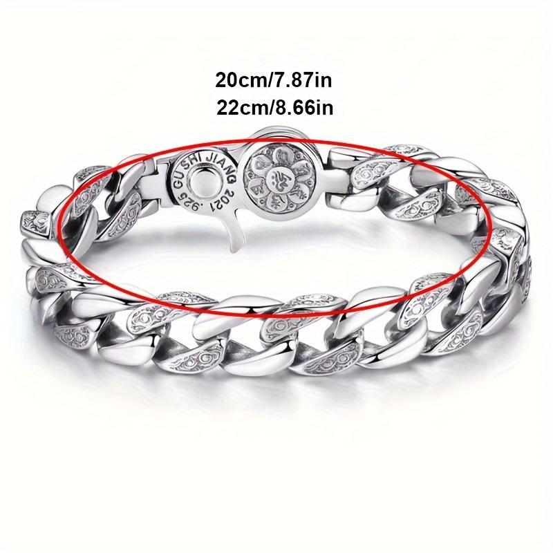 925 Sterling Silver Fashion Bracelet for Men and Women, Perfect Everyday Accessory and Gift for Family and Friends SpringStatements