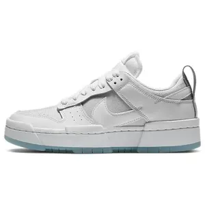 Nike Dunk Disrupt Photon Dust Low Top Women's Sneakers in White Verifiable, with credentials and supporting global authentication