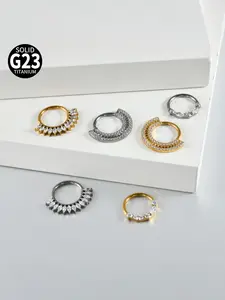 1 Pc ASTM F 136 Titanium External Thread Opal Ball Accessory for 0.9mm Threaded Base Earring Piercing Body Jewelry