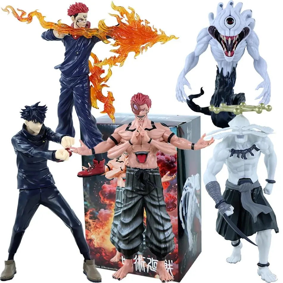 20.5cm/8.07in Ryomen Sukuna PVC Anime Figure, Action Statue, Desktop Ornament, Collection Model Toy Gift for Anime Collectors