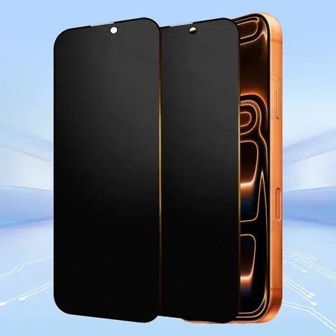 2-Pack Privacy Tempered Glass Phone Screen Protectors, 9H Hardness Anti-Protective Shield, Durable Mobile Phone Accessory Compatible with iPhone 18 Pro Max,18 Pro,17 Series,16 Pro Max,15-11,X/XS/XS Max for Daily Use & Gifting