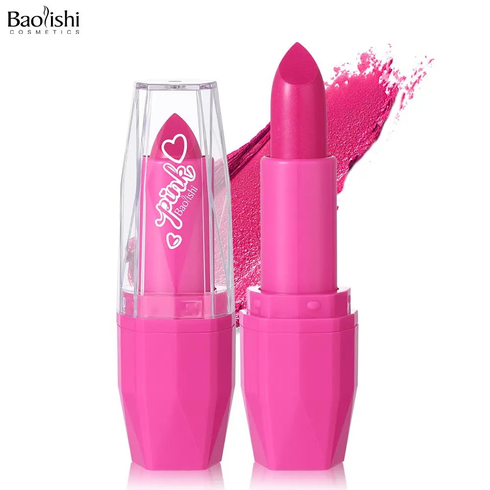 1 PCS Vibrant Pearlescent Glitter Lipstick - Daily, Makeup, Long-Lasting, Waterproof, High Impact Color, Moisturizing, Creamy Formula - Perfect for Valentine's Day, Music Festival, and Casual Attire
