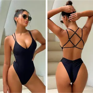 2026 Pad Swimwear Women Beach One Piece Swimsuit Mujer Trikini Bikini  Maio Biquini Badpak Maillot Femme