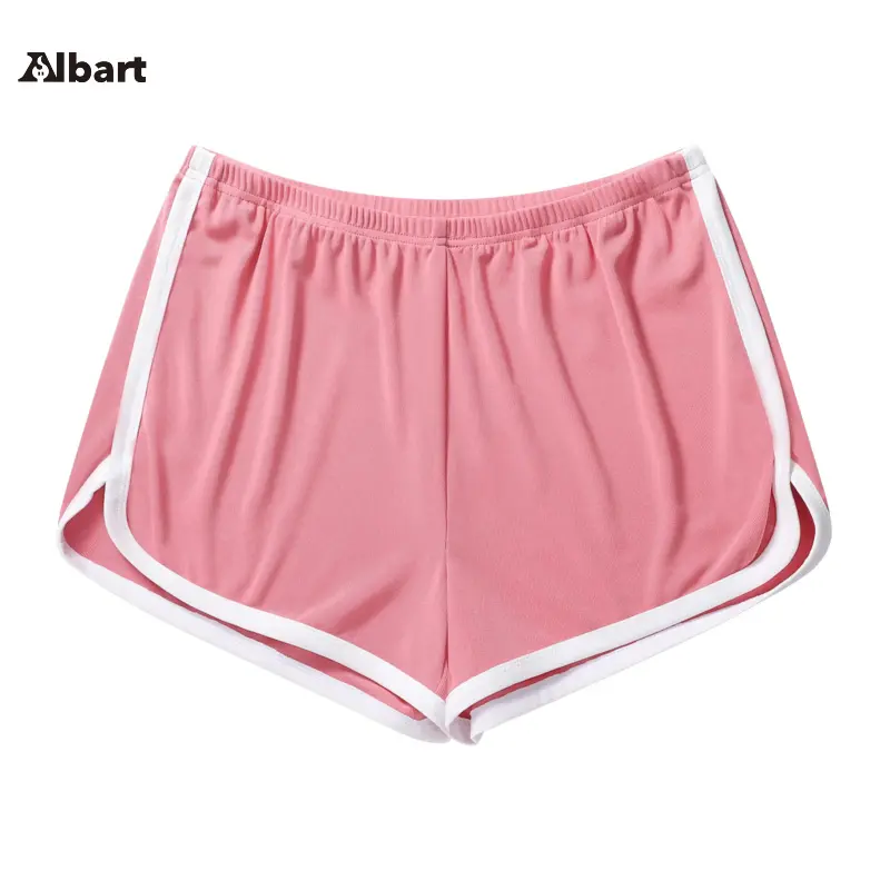 Women's  Loose Quick Dry Sports Shorts, Classic Side Stripe Design Casual Beach Shorts, Multi-scene Wear for Outdoor Sports, Lounging and Daily Outfit scrunched