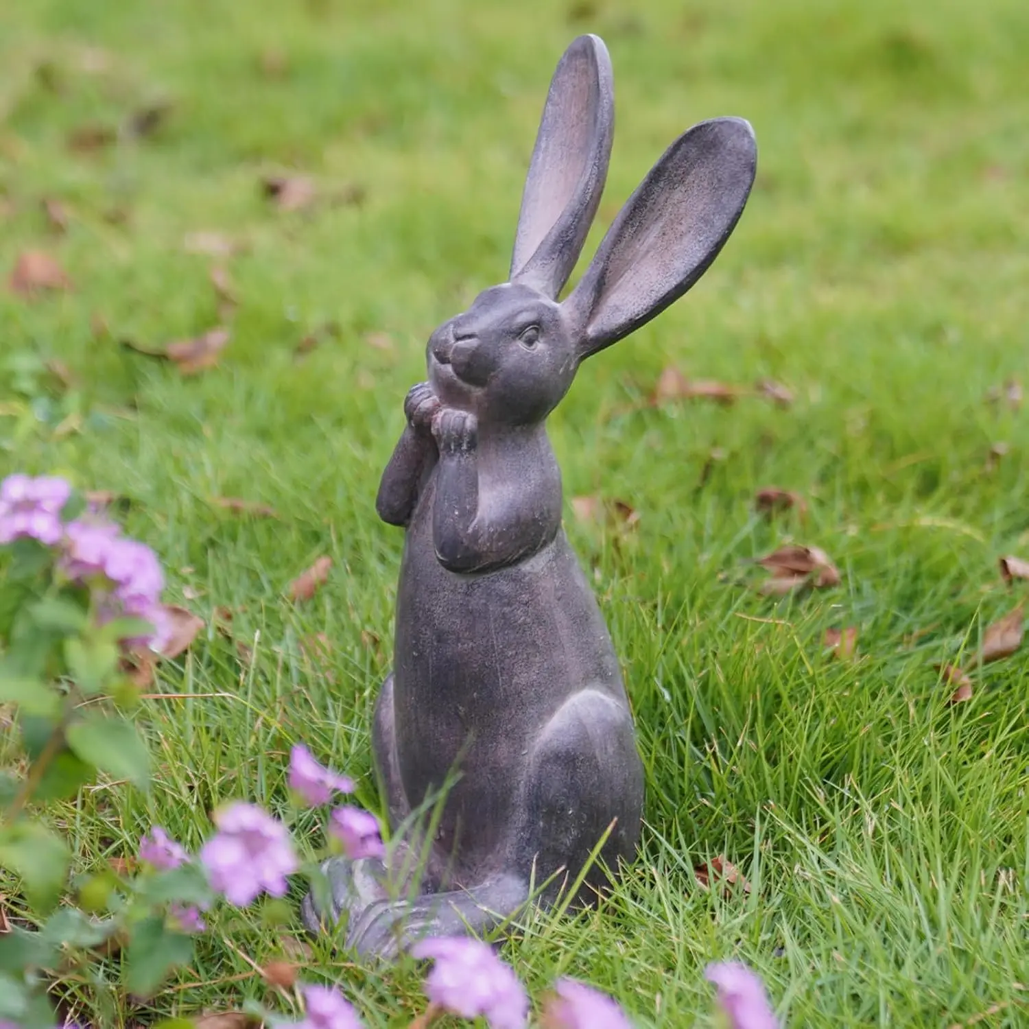 Bunny Garden Decor 11 Inch Brown   Outdoor Statue |  Yard Decorations, Cute Cheeky Bunny Figurine,  Decor, Outdoor Decor for Porch, Garden