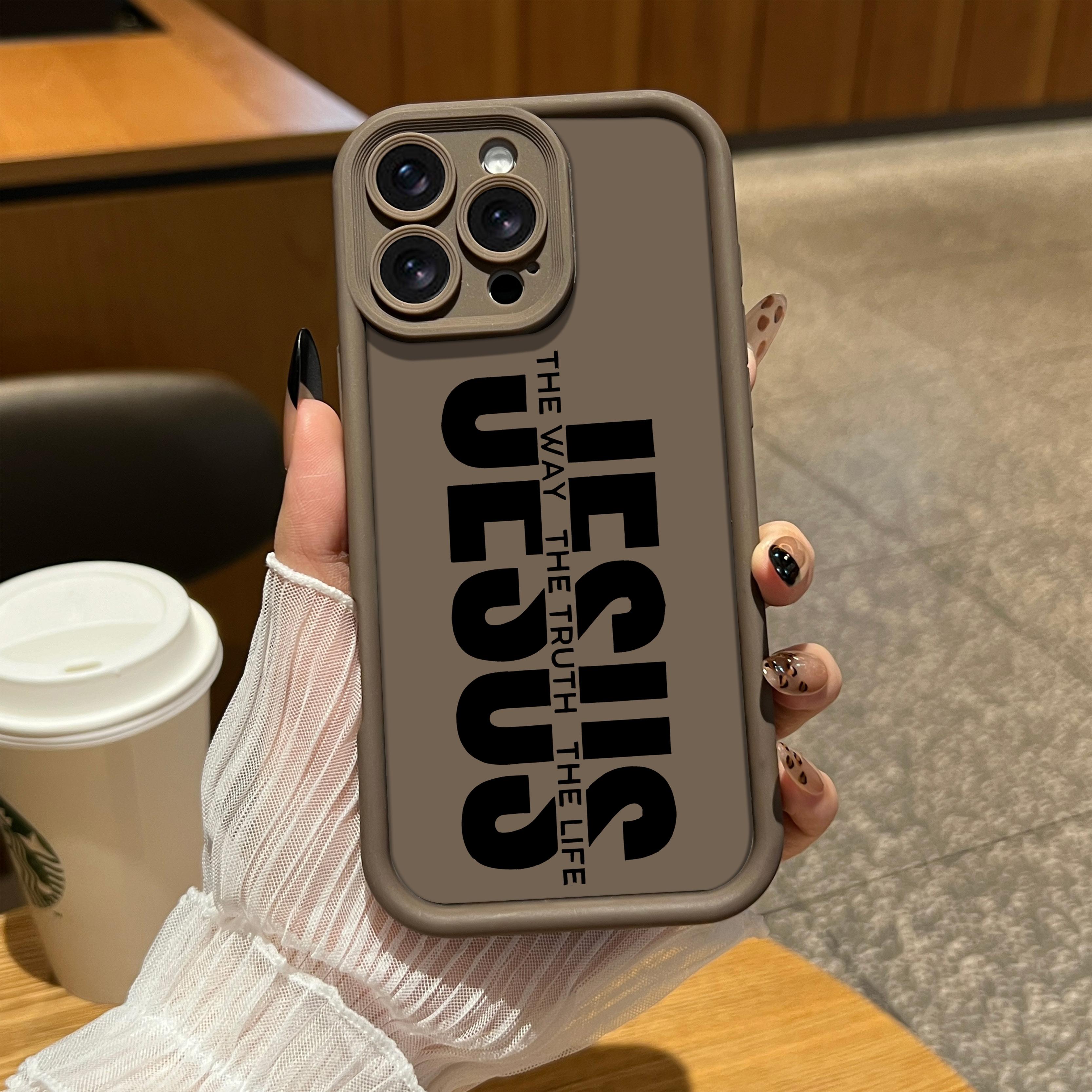 DarlingCase Jesus Truth Road Fashion Pattern TPU Phone Case for iPhone 17 16 15 14 Plus 13 12 11 Pro Max Comfortable Military Grade Anti Fall and Anti Scratch All Inclusive Phone Case