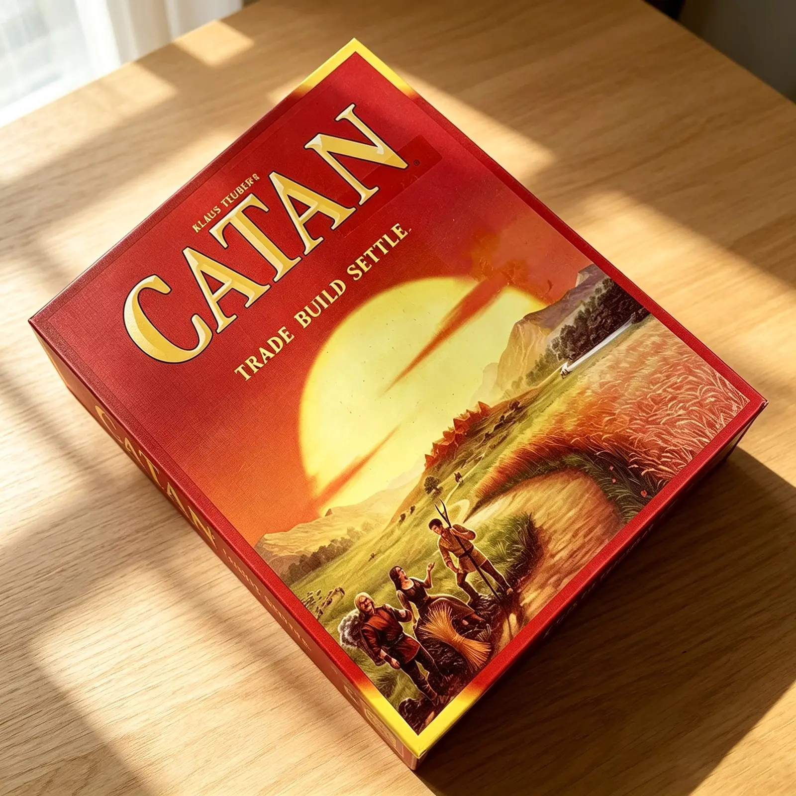 Classic Catan Board Game, Island Exploration Strategy Game, Complete Set, Beginner Friendly, Resource & Tactics, Perfect for Parties