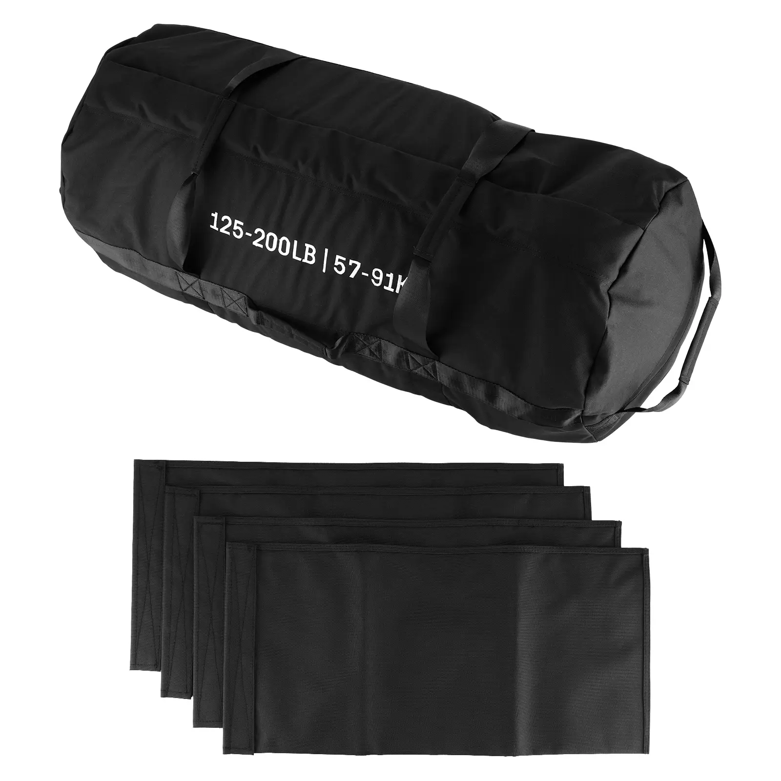 Weight Bag, Adjustable Workout Sandbag with Handles, Heavy Duty Workout Power Bags with Unfilled Inner Bag,  Bag for Fitness Strength Weight Training Cross-Training, Home Gym Exercise