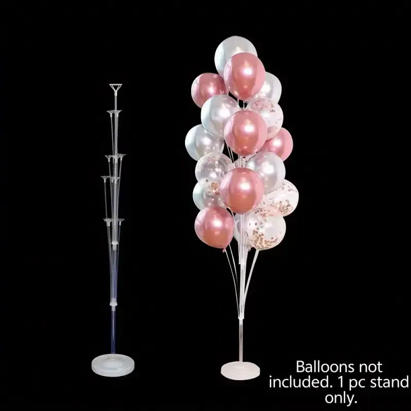 Balloon Decor Arch Stand Set With Fillable Water Base, Reusable Adjustable Column Support, Compact Foldable Storage, For All Wedding Birthday Festival Party Supply, Balloon Arch Stands