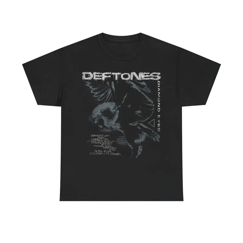 Deftones Diamond Unisex T-Shirt Alternative Metal Graphic, Vintage Y2K, 2000s Tee