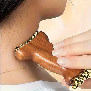 Professional Facial And Neck Massager, Ergonomic Design, Deep Tissue Massage, Facial And Muscle Massager, No Battery Required, Deep Tissue Massager, Body Massage Tool, Massage Machine, Massage Roller, Ideal Gift for Muscle Massage